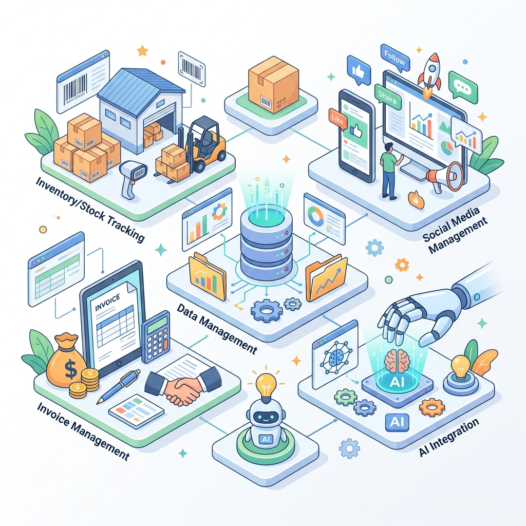 Software Services Illustration